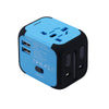 Universal Travel Adapter with LED Power Indicator and 2.4A Dual USB Charging Feature