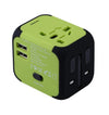 Universal Travel Adapter with LED Power Indicator and 2.4A Dual USB Charging Feature