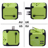 Universal Travel Adapter with LED Power Indicator and 2.4A Dual USB Charging Feature